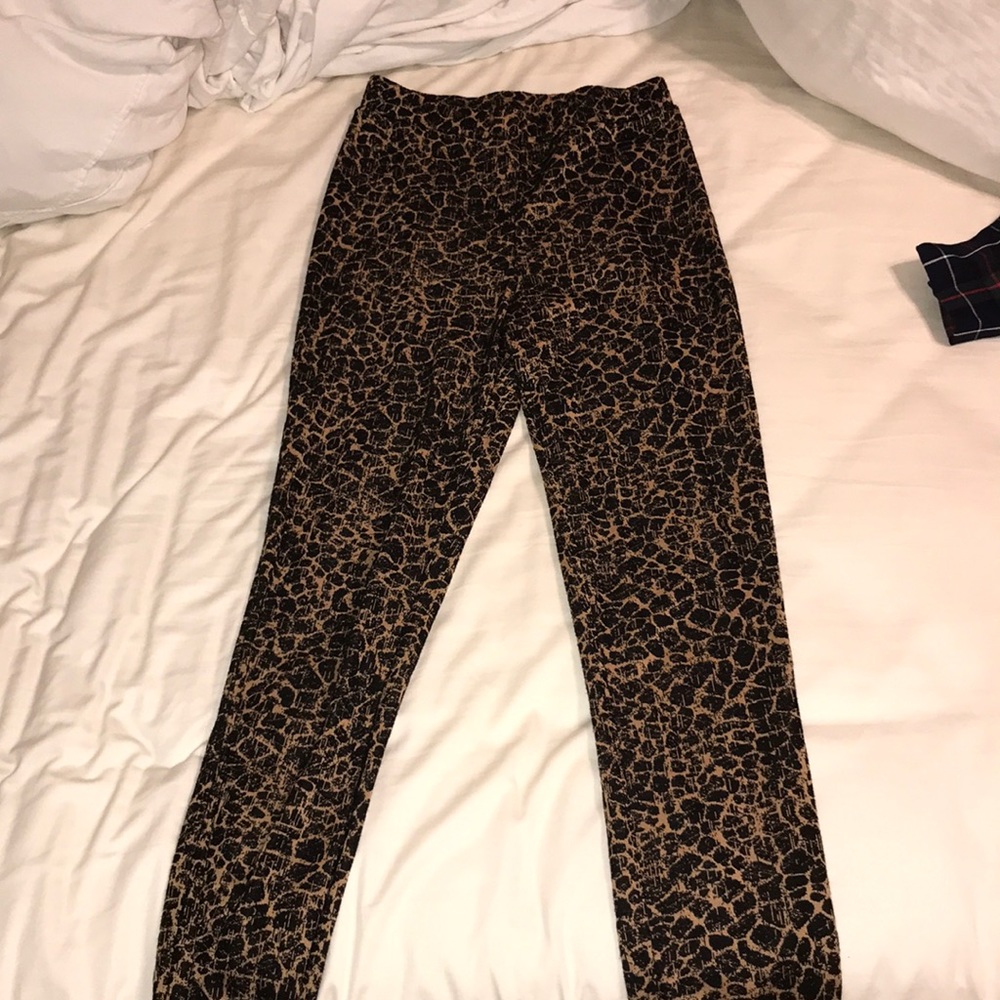ASOS leopard skinny pants